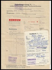Teilzahlungsvertrag konsum dre gebraucht kaufen  Delitzsch