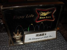 Antigo display de cerveja Miller High Life iluminado comprar usado  Enviando para Brazil