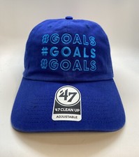 Chapéu boné #Goals adulto ajustável azul 100% algodão marca 47 comprar usado  Enviando para Brazil