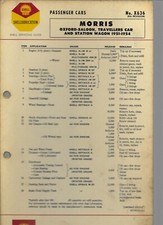 Shell lubrication chart for sale  PULBOROUGH