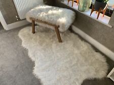 Sheepskin rug cream for sale  RUGBY