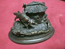 Encrier bronze chien d'occasion  Calais