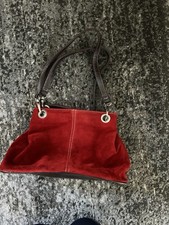 Handtasche weinrot velourslede gebraucht kaufen  Osnabrück