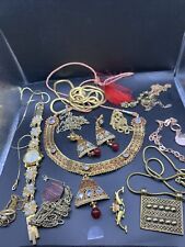 Gold tone jewellery for sale  LISKEARD