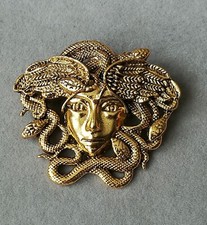 Medusa brosche anhänger gebraucht kaufen  Recklinghausen