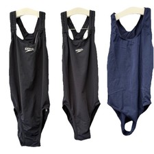 Navy speedo swimsuits for sale  HORSHAM