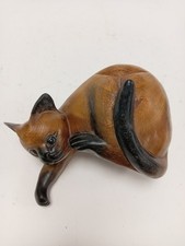 Handcrafted wooden cat for sale  RUGBY