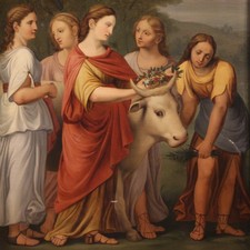 Dipinto neoclassico antico usato  Italia