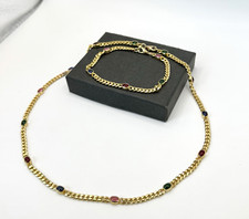 Elegantes schmuckset farbigen gebraucht kaufen  Gifhorn