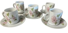 Medalhão Porcelana Renner Porto Alegre xícara e pires Demitasse 5 conjuntos comprar usado  Enviando para Brazil