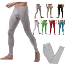 Cueca de dormir masculina macia fina compressão baselayer térmica Long Johns comprar usado  Enviando para Brazil