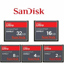 Usado, 2GB/4GB/8GB/16GB/32GB SanDisk Ultradünn Speicher CF 30MB/S  CompactFlash karte comprar usado  Enviando para Brazil