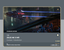 Star Citizen - Ship Upgrades - to - Zeus Mk II MR - Limited CCU comprar usado  Enviando para Brazil