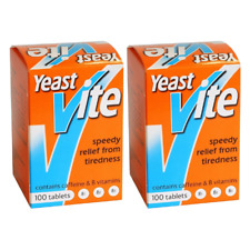 2x Levedura-Vite 100 Comprimidos - Alívio Rápido do Cansaço, Vitaminas comprar usado  Enviando para Brazil