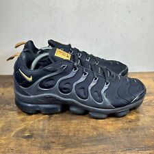 Tênis Nike Air Vapormax Plus preto metálico dourado BQ5068-001 raro masculino tamanho 11.5 comprar usado  Enviando para Brazil