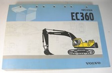 VOLVO EC360 Peças de Trator Escavadeira Manual Lista de Livros Catálogo , usado comprar usado  Enviando para Brazil