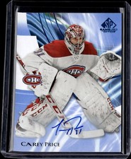 2020-21 SP Jogo Usado Azul Auto #95 Carey Price comprar usado  Enviando para Brazil
