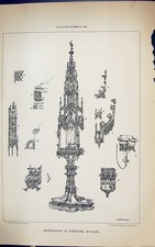 Old antique print for sale  UK