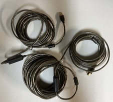 Usado, Cabo repetidor ativo USB-A para USB-B 2.0 alta velocidade, macho 2 macho 15m/50ft, sem caixa comprar usado  Enviando para Brazil
