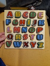 Abc holz puzzle gebraucht kaufen  Stemwede