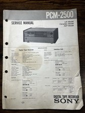 Sony pcm 2500 for sale  SURBITON