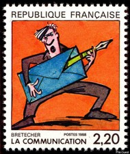 Timbre 1988 communication d'occasion  Ribérac
