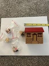 Miniatura vintage de casa de bonecas com mini móveis  comprar usado  Enviando para Brazil