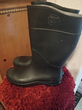 Bota de borracha Servus biqueira de aço PVC altura do joelho conforto tamanho 13 comprar usado  Enviando para Brazil