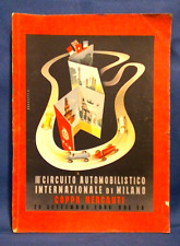 3° Circuito Internazionale di Milano e Coppa Arturo Mercanti 1946. Automobilismo comprar usado  Enviando para Brazil