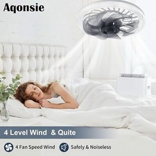 Luz de ventilador soquete E27 com controle remoto, ventiladores de teto com luzes reguláveis moderna 2 comprar usado  Enviando para Brazil