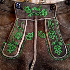Alte trachtenlederhose kurze gebraucht kaufen  Bad Liebenzell