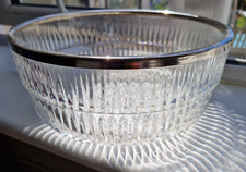 Glass bowl vintage for sale  WELLINGBOROUGH