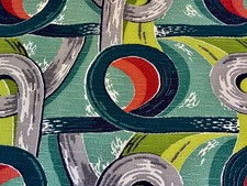 Usado, Pista de corrida anos 50 Verner Panton esferas orbes meados do século tecido vintage de casca comprar usado  Enviando para Brazil