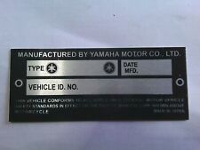 Typenschild schild yamaha gebraucht kaufen  Goch