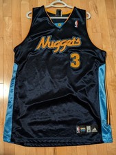 Allen Iverson Denver Nuggets Adidas Jersey 44 Authentic na sprzedaż  Wysyłka do Poland