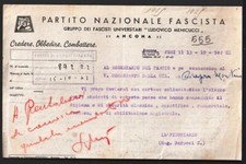 654 ancona lettera usato  Trecastelli