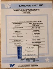 Wwf wrestling ticket for sale Wwf wrestling ticket for sale  Silver Spring