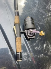 Vintage True Temper Uni Spin 63 R Carretel Combo de Vara Preta Bom Raro comprar usado  Enviando para Brazil