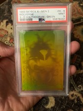 Wolverine 1993 Skybox X-Men 2 3-D Holitograma Verde PSA 9 Estado perfeito comprar usado Wolverine 1993 Skybox X-Men 2 3-D Holitograma Verde PSA 9 Estado perfeito comprar usado  Enviando para Brazil