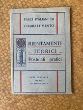 Fasci italiani combattimento usato  Terracina