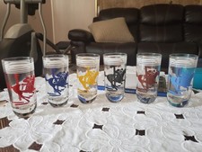 6 Copos de Corrida de Cavalos Jockey HighBall Vintage MCM Tumbler + KENTUCKY DERBY GLASS comprar usado  Enviando para Brazil