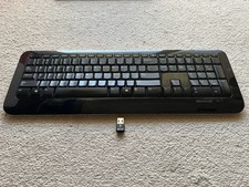 Teclado Microsoft Wireless 800 e dongle USB - Testado e funcionando, usado comprar usado  Enviando para Brazil