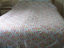 Vintage blue floral for sale  STOKE-ON-TRENT