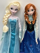 Bonecas Frozen 17” Singing Disney Princess Anna & Elsa RARAS Disney Store 2014 LEIA comprar usado  Enviando para Brazil