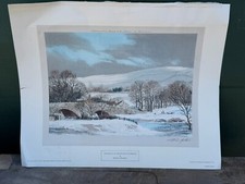 Vintage signed print for sale  PRESTON