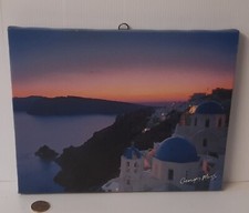 Quadro tela santorini usato  Montaione