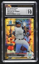Refrator de prisma dourado Convenção Nacional 2017 /50 Alex Rodriguez CSG 10 em perfeito estado comprar usado  Enviando para Brazil