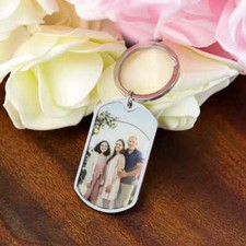 Chaveiro de carro personalizado faça você mesmo foto aço inoxidável presente comprar usado  Enviando para Brazil