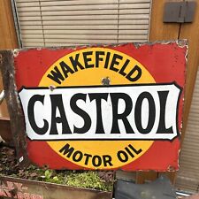 Enamel signs castrol for sale  BURY