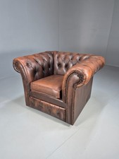 Vintage chesterfield chair for sale  STOWMARKET